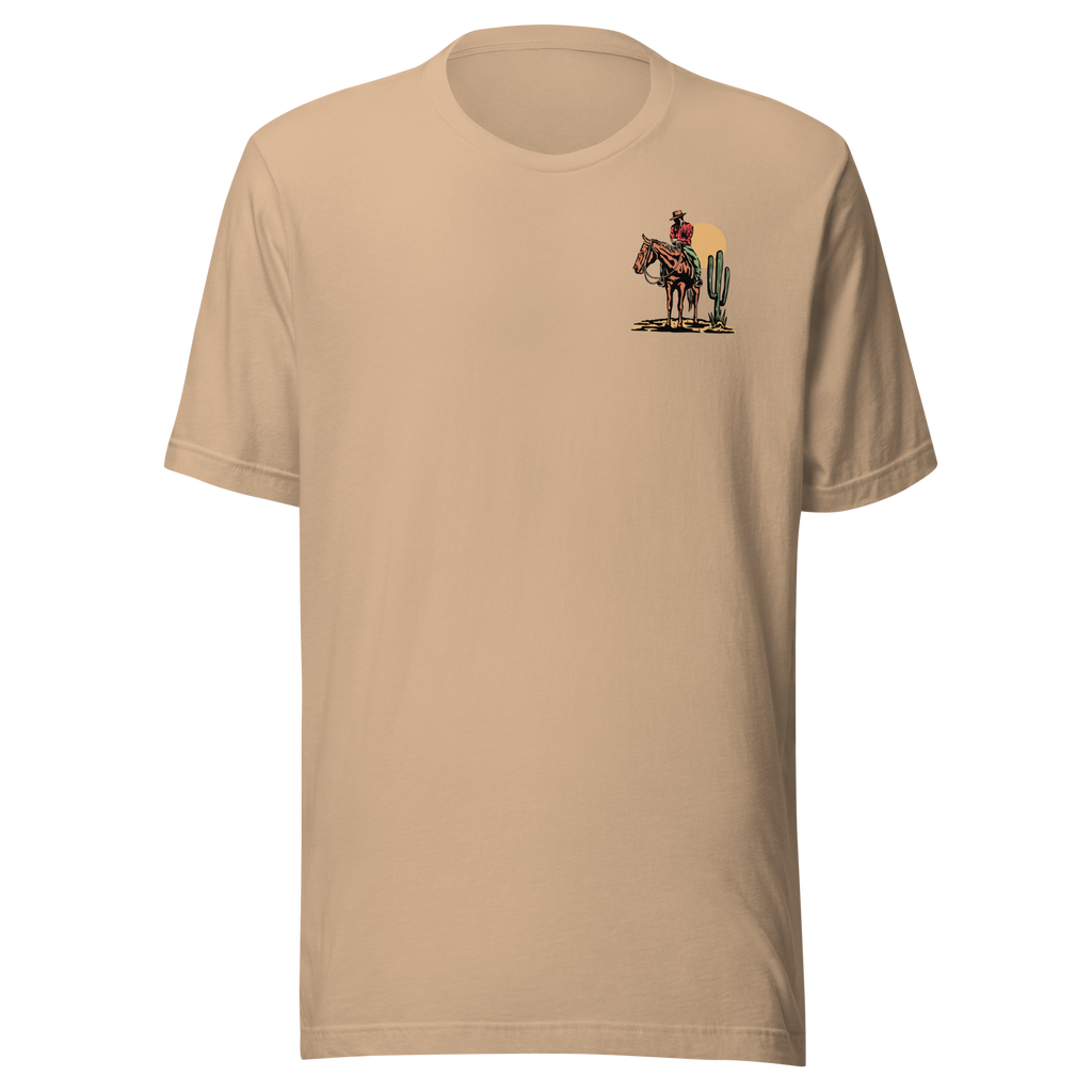 Spirit of the West Tee in Tan - Front