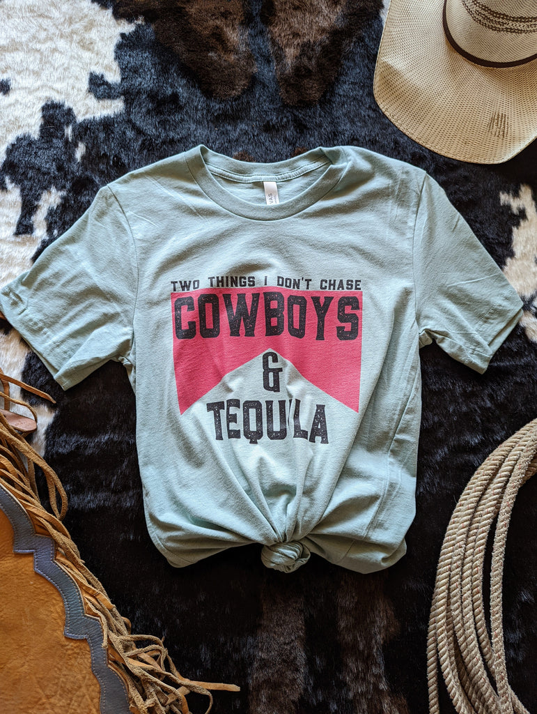 The Cowboys and Tequila Western graphic tee