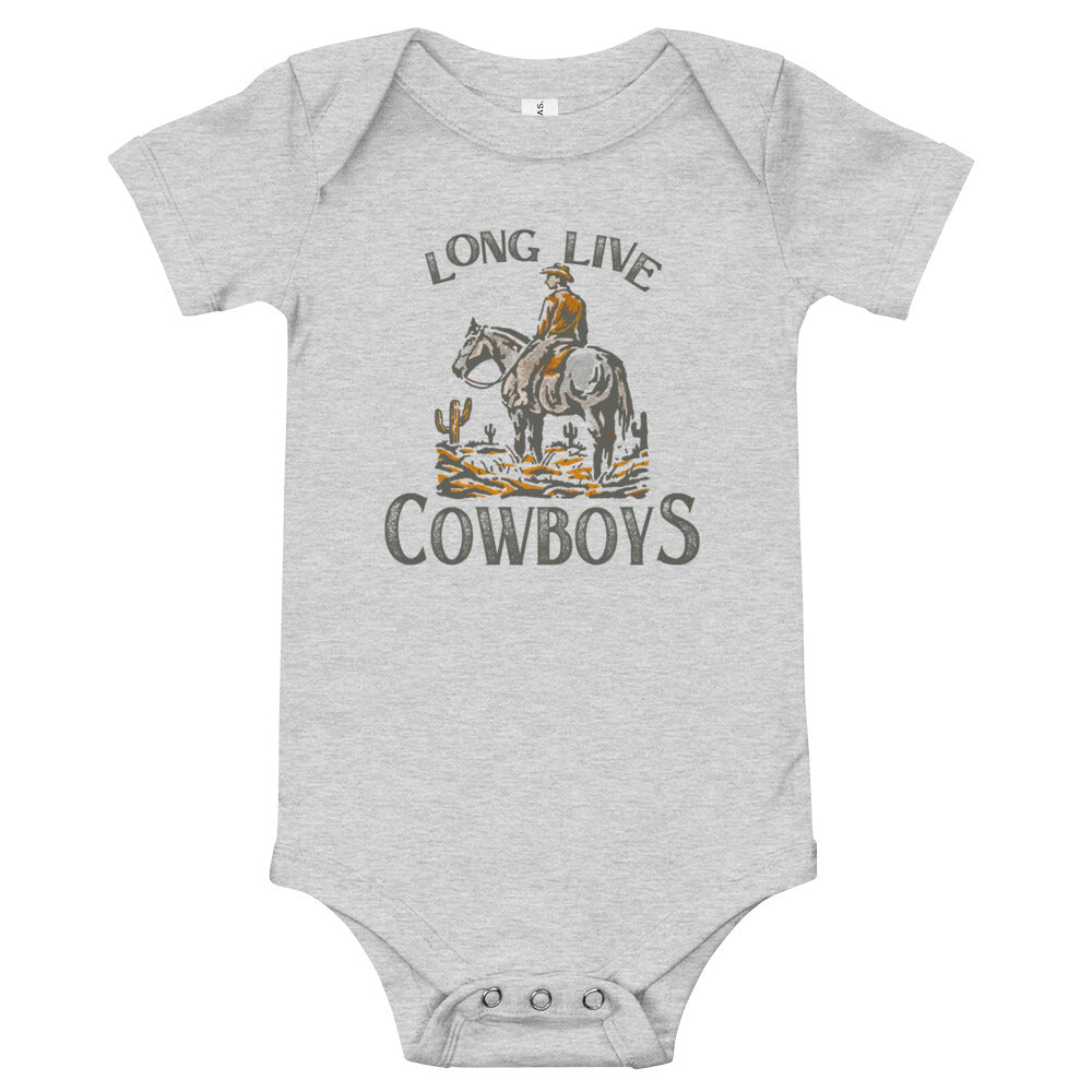 Let Your Babies Grow up to Be Cowboys Onesie Country Baby 